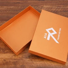 Биоразлагаемый квадратный бумажный картон, плотный картон картонная упаковка подарочная коробка пользовательское кольцо ожерелье кулон подарочные коробки- DH10133