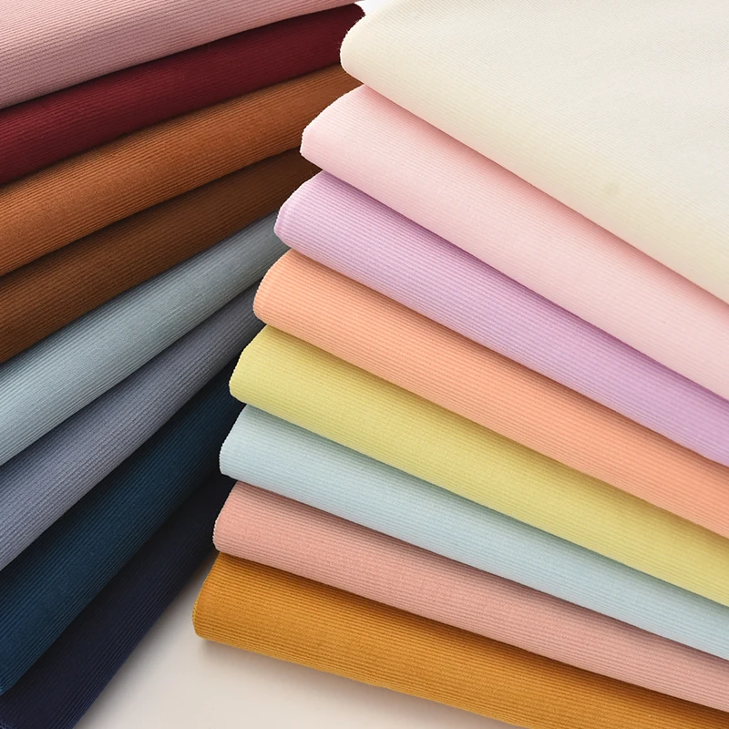 145*50cm/Pcs 재고 있음 도매 고품질 코튼 코듀로이 원단 드레스 의류 코듀로이 셔츠 원단