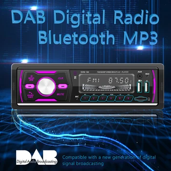 

Auto radio 1 Din Stereo Bluetooth Car Radio DAB MP3 Car Player Car Wireless Handsfree Kit Support TF card U-disk 3.5mm AUX Spea