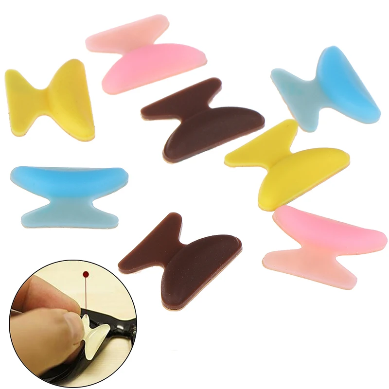 Hot New Silicone Soft Non-slip Nose Pad For Glasses Eyeglasses Sunglass Nose Pads Eyewear Reading Glasses Holder 2Pairs