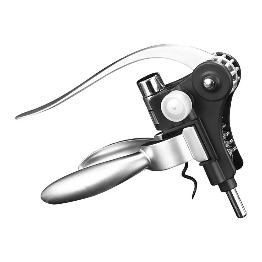 Stainless Steel Rabbit Corkscrew Wine Bottle Lever Opener Bar Cap Catcher Tools 30FP26