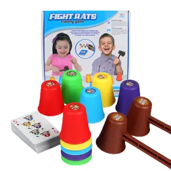 

Kuulee Children Puzzles Intelligence Toy Cranium Stack-A-Mole Parent-child Interactive Board Game