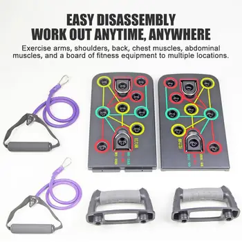 

Push Up Board Durable Useful ABS Engineering Plastic Building Fitness Multifunction Bars Pair Stands Pushup Gym Body Training