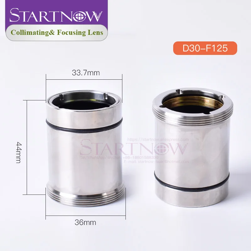 WSX Fiber Laser Focusing Lens KC13/15 NC30 NC60 4-8KW Cutting Head Collimator D30 37 F100 150 Laser Collimating Lens With Holder