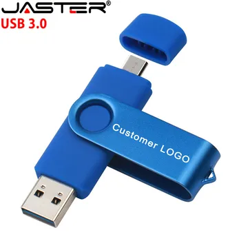

JASTER New Usb 3.0 OTG USB flash drive for SmartPhone/Tablet/PC 8GB 16GB 32GB 64GB 128GB Pendrive High speed pen drive package