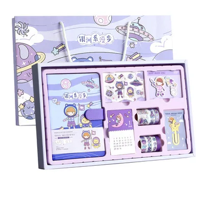Kawaii Cute Purple Shades Stationery Kit School Lilas Neon Pastel Color -  AliExpress