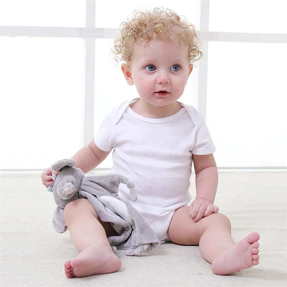 Baby Comforting Plush Toys cute Animal Doll Multifunctional Sleep Children Mouth Towel Toys For Newborns #B