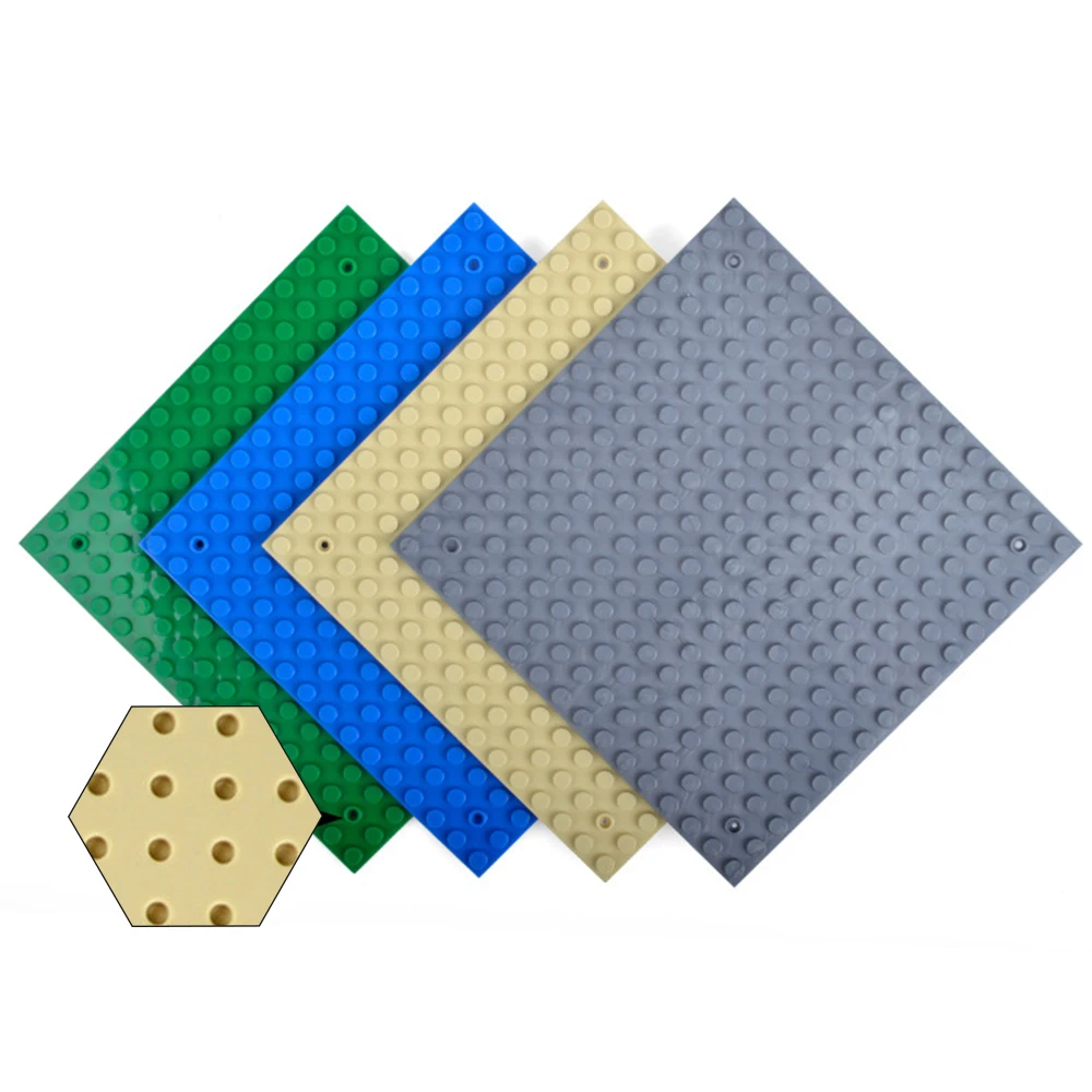

16x16 Single Side Dots Base Plate for Small Bricks Baseplate Board Educational Building Blocks DIY Toys Gift