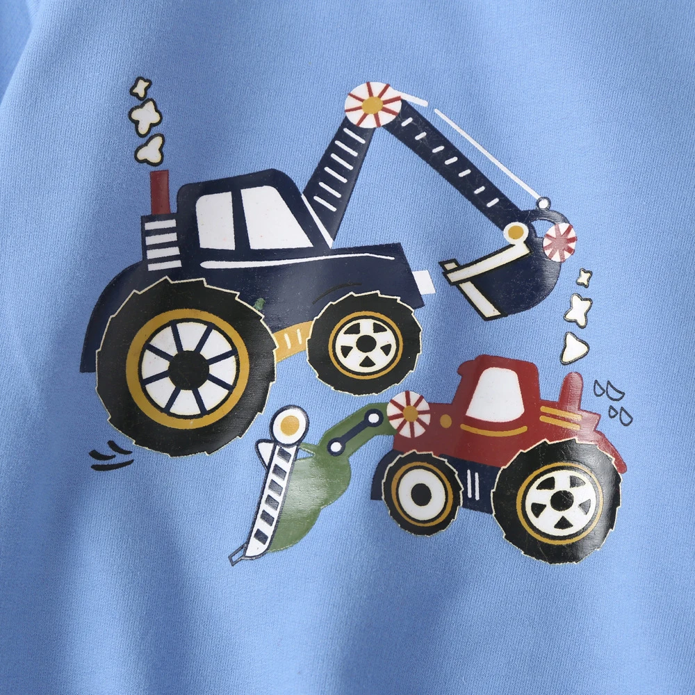 Kids Clothing Set Children'S Cartoon Sweater Pure Color School Autumn Boyssweater Children'S Sweater Suit Soft Sport Hoodies