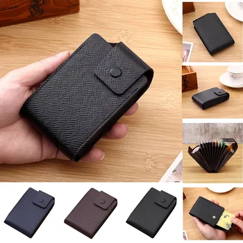 

Men's Credit Card Holder Leather Wallet Cardet Wallet ID Bank Card Holder Wallet Male Purse Card Key Holder Dropshipping#10