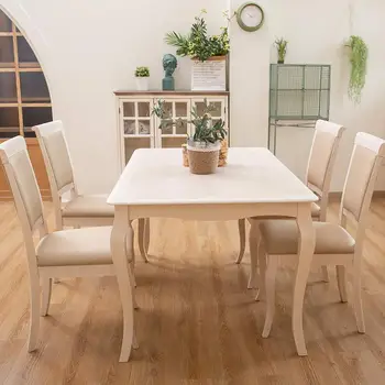 

Furgle 5Pcs Wood Nature Table&Chair Dinning Table Made in Malaysia