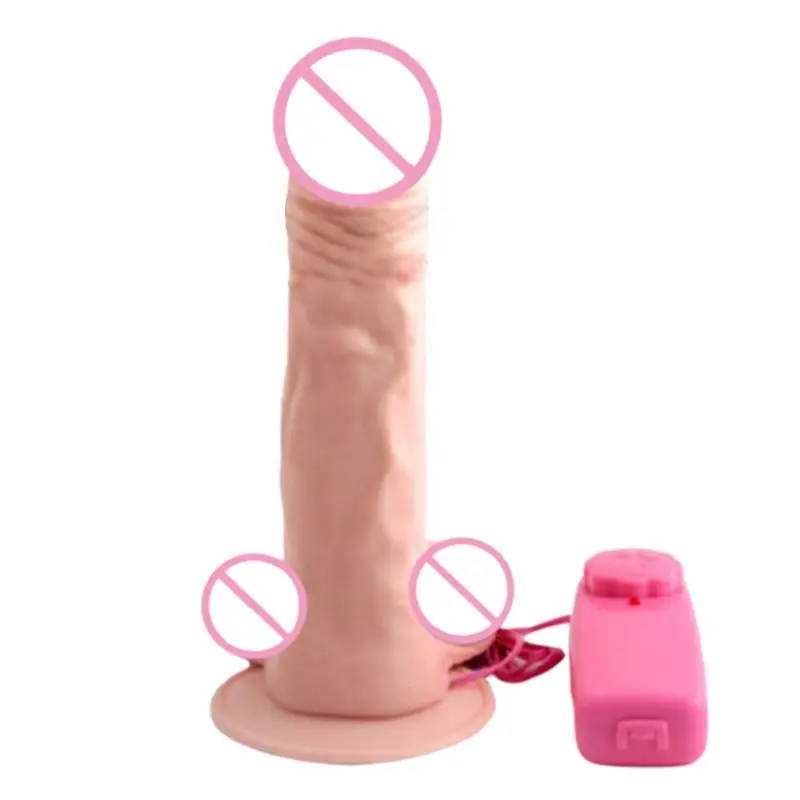 Вибратор с дистанционным управлением G Spot реалистичный большой фаллоимитатор