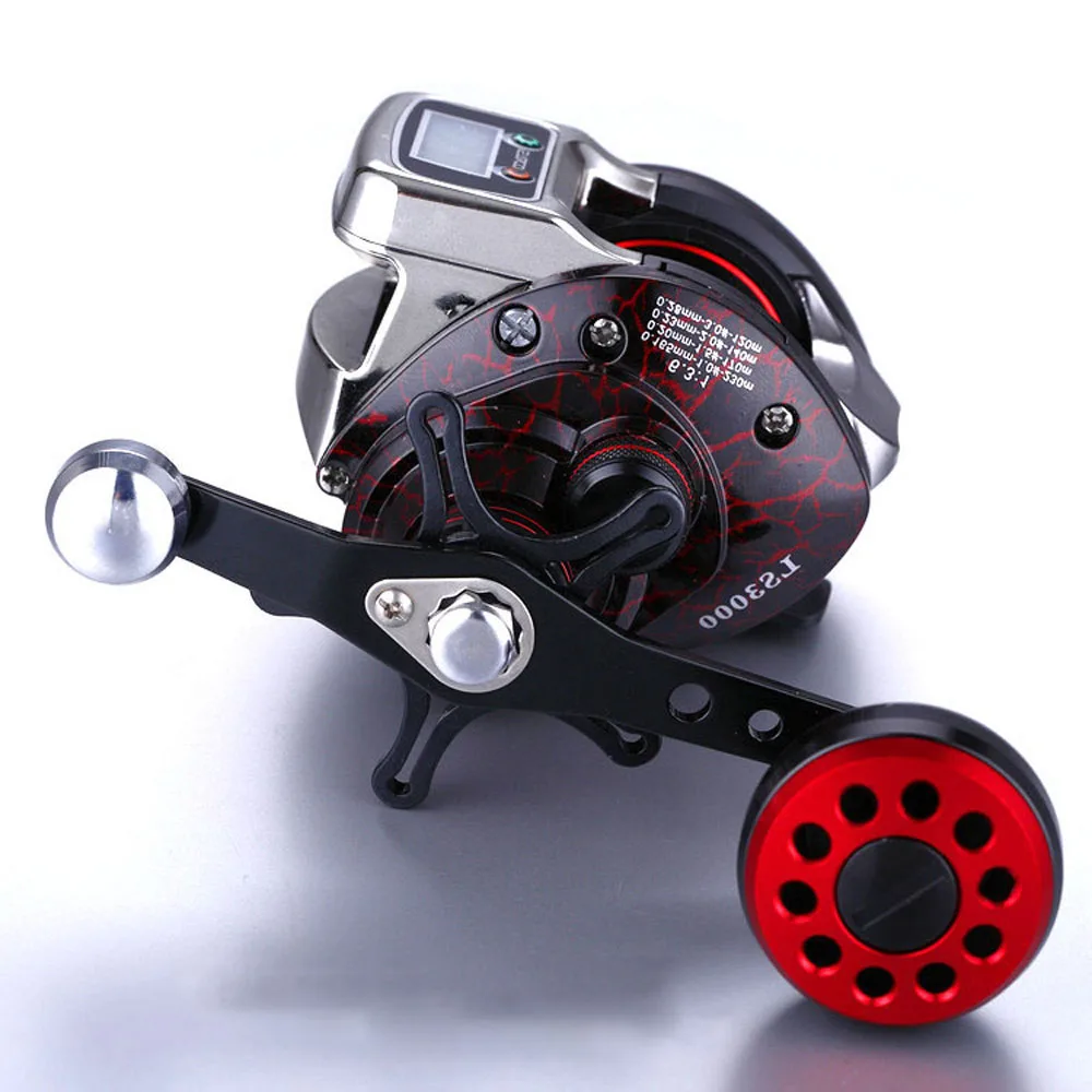 Digital Display Baitcasting Wheel 16+1 Ball Bearing Left/Right Hand Fishing  Reels Electronic Line Counter 6.3:1 Sea Casting Reel - AliExpress