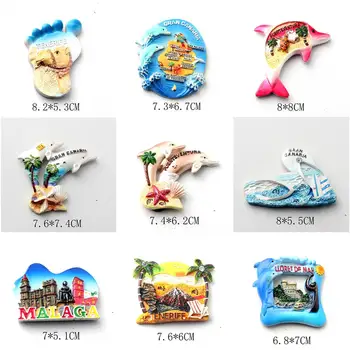 

Gran Canaria Malaga Lloret De Mar Fuerteventura Tenerife Spain Fridge Magnet Sticker World Travel Souvenir Magnetic