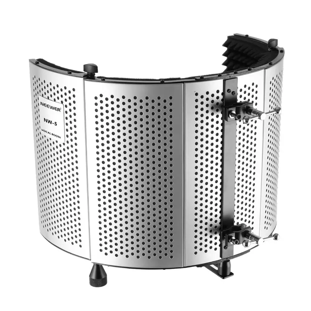 Skup Neewer NW 5 składany regulowany przenośny Panel dźwiękochłonny nagrywanie głosu, aluminiowa izolacja akustyczna osłona mikrofonu