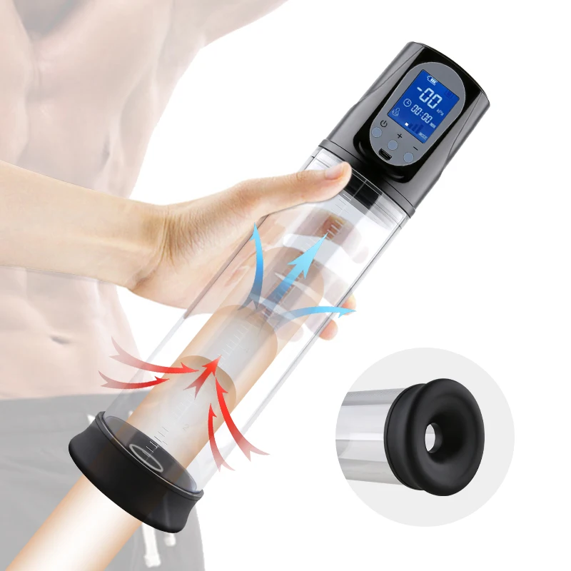Penis Pump Vacuum Extender Enlargement Erection Exerciser Trainer Dick Prolong Enhancer Erotic Sex Toys for Men | Красота и здоровье