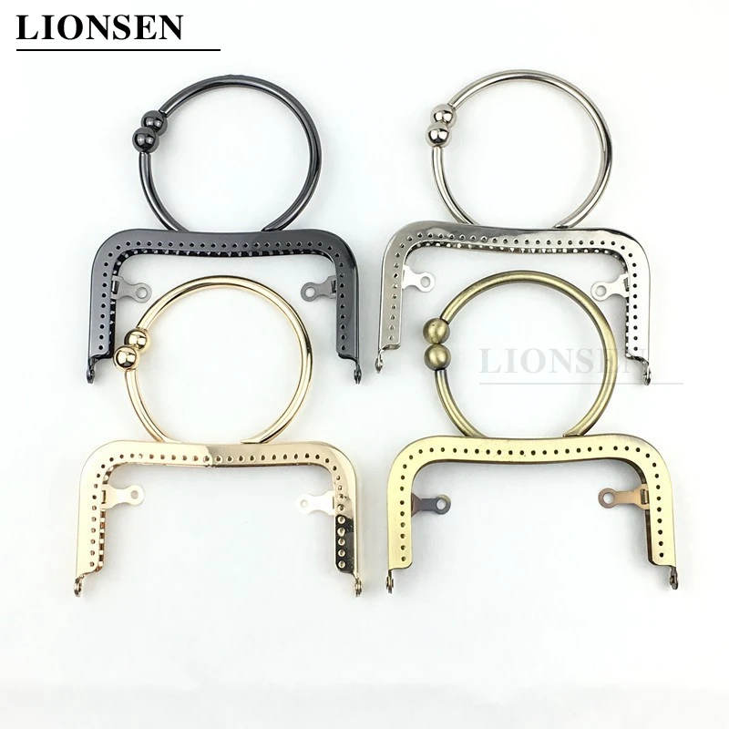 LIONSEN аксессуары для сумки клатча 12 5 см бронзовое глянцевое большое кольцо сделай