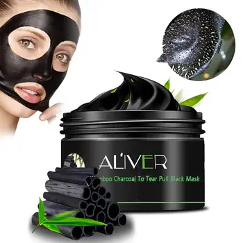 

Bamboo Charcoal Blackhead Remover Mask Peel Mask Oil Control Blackhead Remover Dead Skin Clean Pores Shrink Skin Care