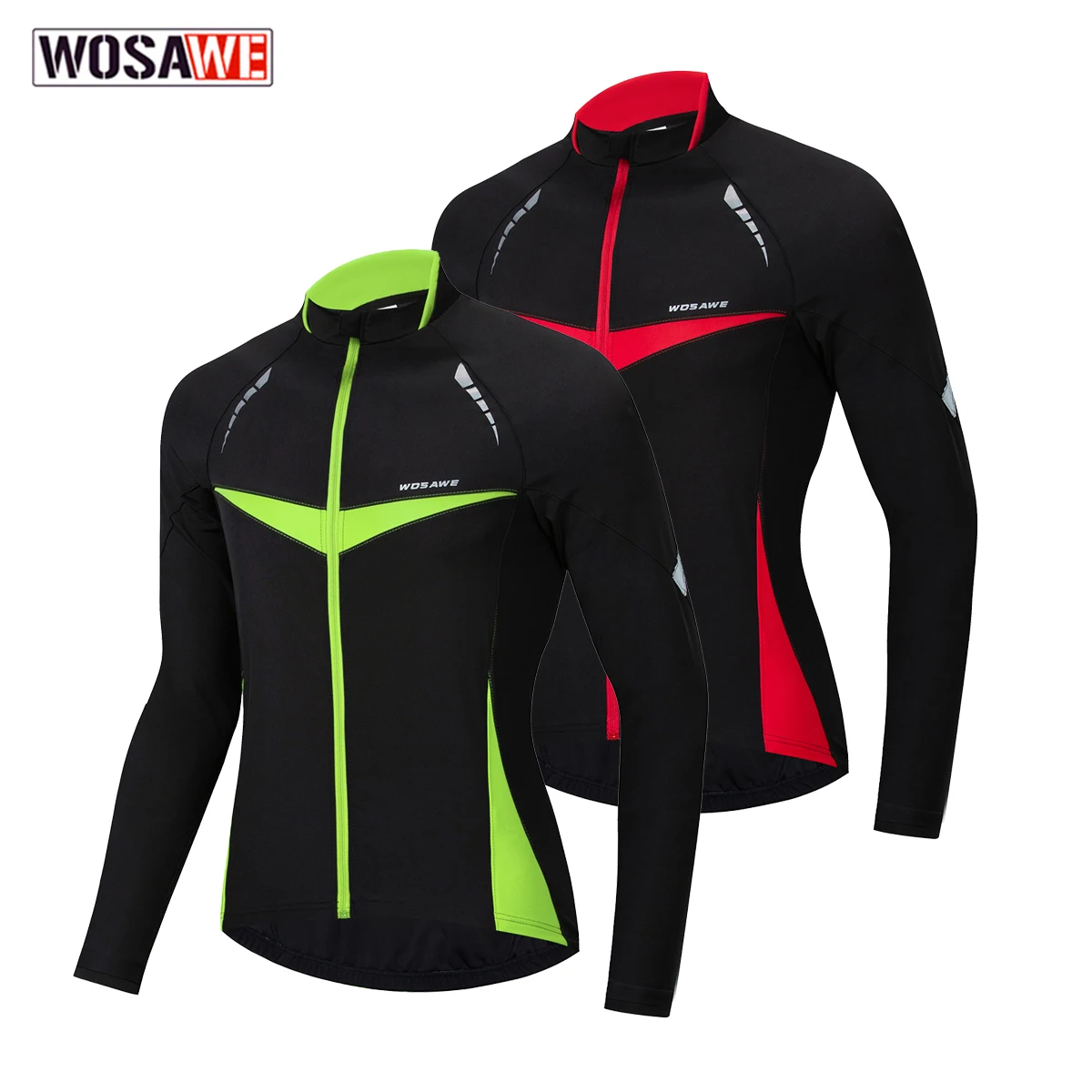 

WOSAWE Winter Cycling Jacket Windproof Thermal Keep Warm Mountain Bike Jacket Coat Outdoor Sports Bicycle Snowboarding Clothes
