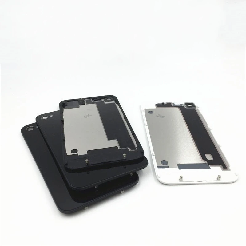 Funda trasera iPhone 4 S 4G 4S, cubierta trasera de batería, piezas de repuesto carcasa de vidrio para iphone 4, 10 Uds.|Marcos y para móviles| - AliExpress