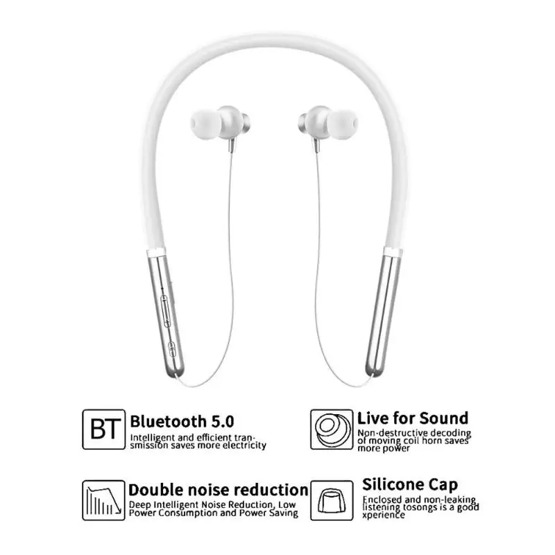 Q30 Smart Bluetooth Headphones 5.0 Hifi Mic Headset Low-Power Hifi Handsfree Easy to Pair with Smartphone Tablets Devices
