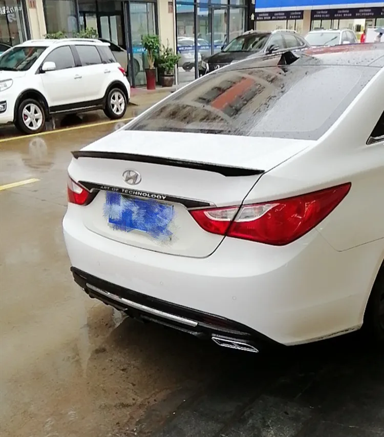 Для hyundai Sonata 2011/2012/2013/ задний спойлер бампер диффузор защитные бамперы набор бампер задний спойлер