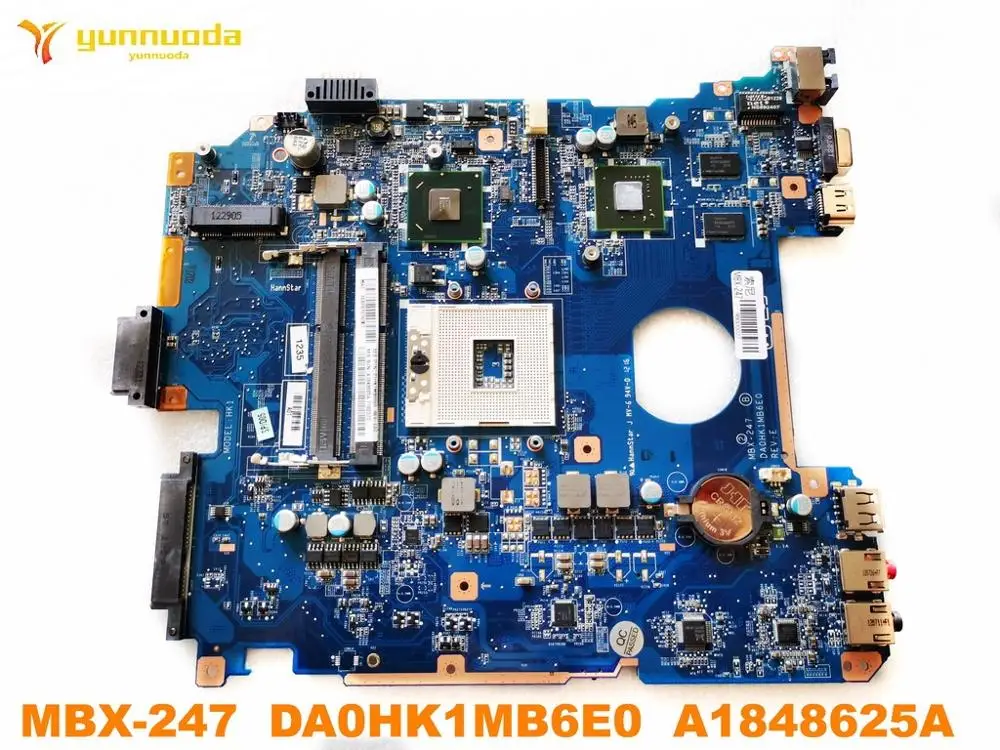 Оригинальная материнская плата для ноутбука SONY MBX-247 MBX-247 DA0HK1MB6E0 A1848625A протестированная хорошая
