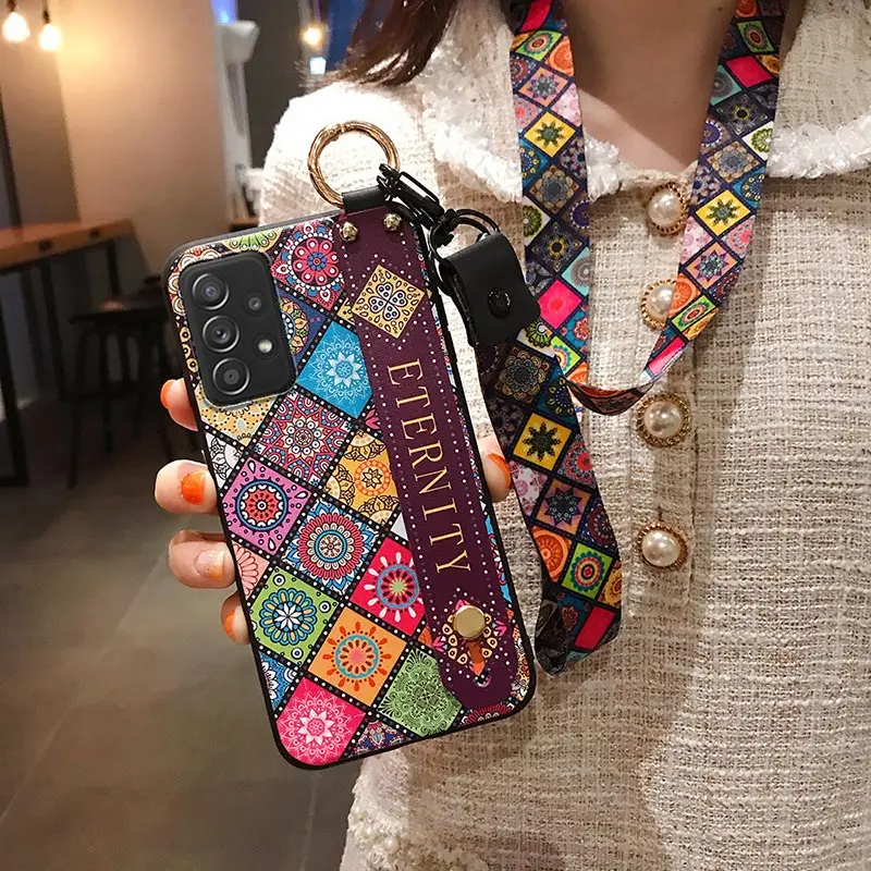 Enhanced Phone Holder Case with Wrist Strap and Lanyard - SoCouple