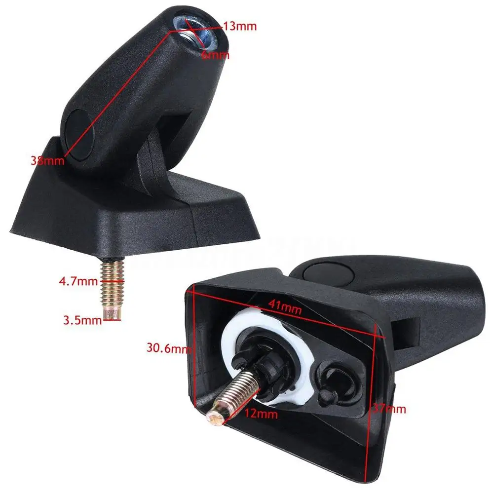 

VODOOL Auto Radio Single Aerial Car Roof Amplified Antenna Base Mount Holder Accessories For Peugeot 206 207/Citroen/Fukang C2