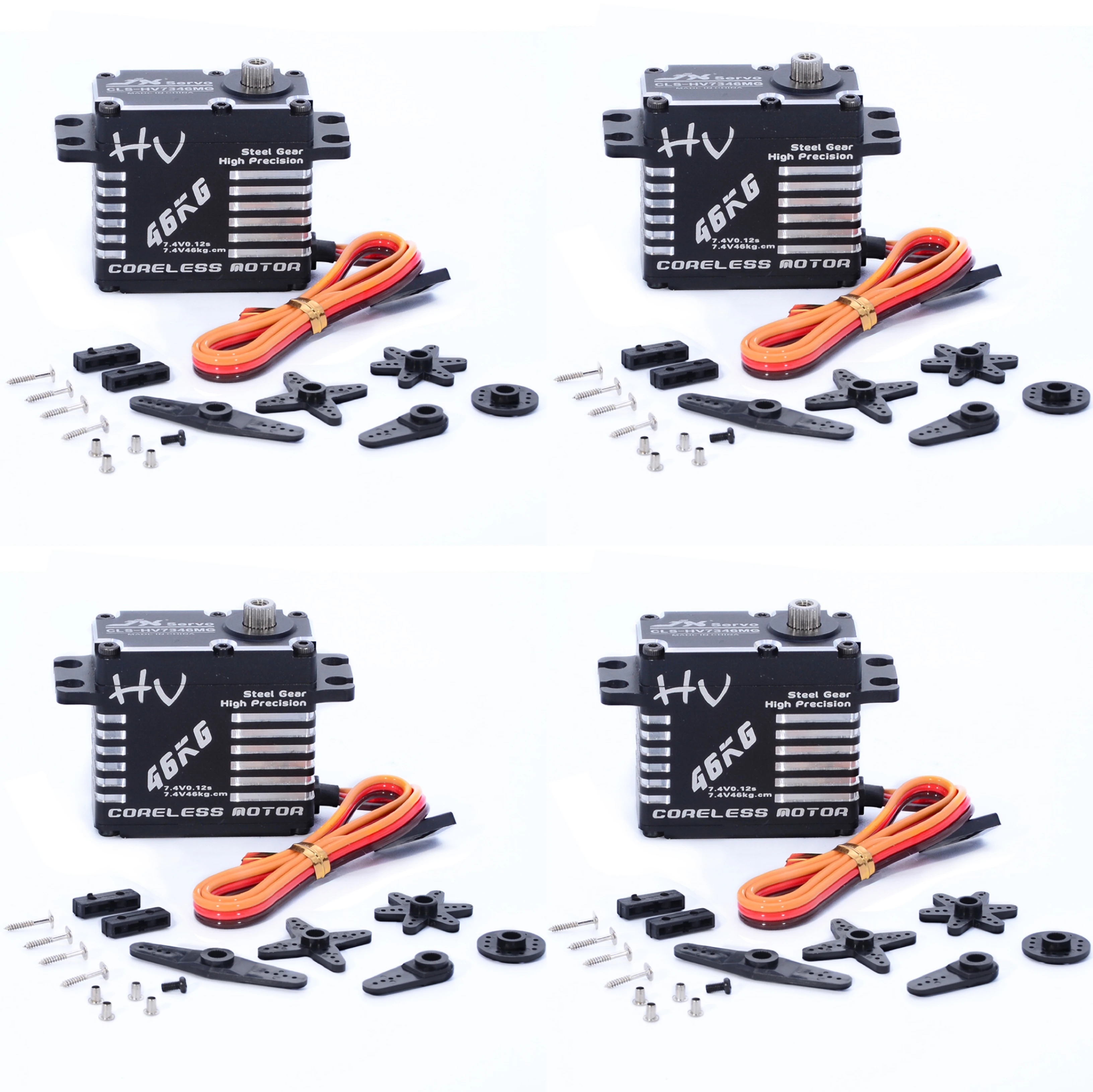 9imod JX Servo CLS-HV7346MG 46KG Torque HV High Precision Steel Gear Full CNC Aluminium Shell Structure Digital Coreless Servo for RC Model 9imod JX Servo CLS-HV7346MG 46KG Torque HV High Precision Steel Gear Full CNC Aluminium Shell Structure Digital Coreless Servo for RC Model