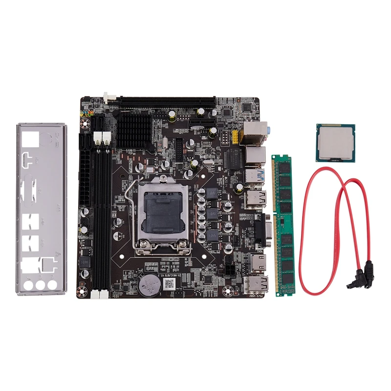 B75 набор материнских плат M-ATX LGA 1155 DRR3 32G Оперативная память SATA2.0 USB3.0 для I3 I5 I7