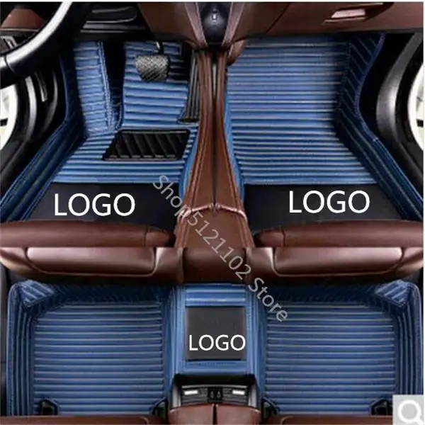 FOR Toyota Tacoma- luxury custom car mat 8 colors - Название цвета: blue