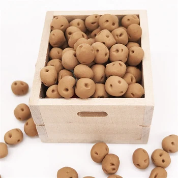 

2019 New 50Pcs Miniature Fruit and Vegetable Toys Model Kitchen Food Decoration for 1:12 Dollhouse Model Building Kit- Potato