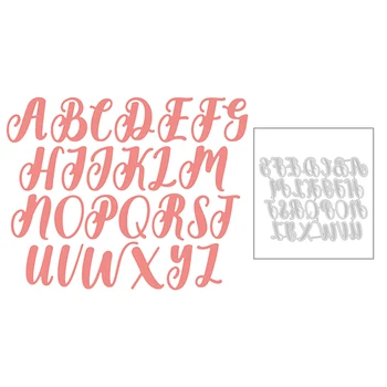 

2020 New English Letter of The Alphabet Metal Cutting Dies For DIY Album Decoration Greeting Card Scrapbooking Making No Stamps