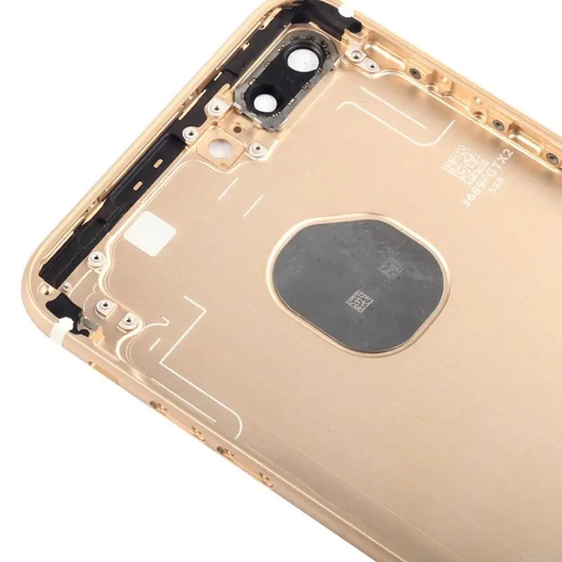 HQ мобильный телефон золотой поставщик полный корпус для iphone 7plus чехол задняя крышка