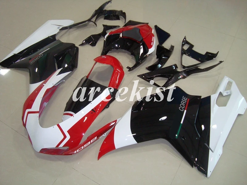 

Injection Mold New ABS Motorcycle Fairings Kit Fit for DUCATI 848 evo 1098 1198 1098 RS 2007 -- 2011 Bodywork Set