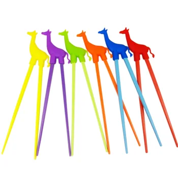 

1 Pair Chopsticks For Sushi Baby Kids Cartoon Food Sticks Easy Use Fun Learning Training Helper Dishes Dinner Game Kitchen Tools