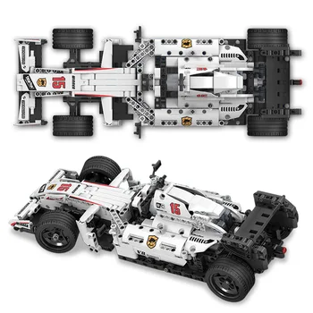 

Weile 7115 remote control F1 racing high-difficulty mechanical sports car car model building blocks assembled educational toys