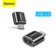 Baseus usb c adaptador otg tipo c para usb 3.0 adaptador 3 tipo-c cabo adaptador para macbook pro ar samsung s20 s10 usb otg