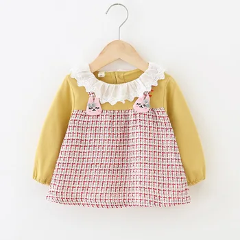 

2020 Spring Childrenswear Rabbit Dress Children Clothes Wholesale