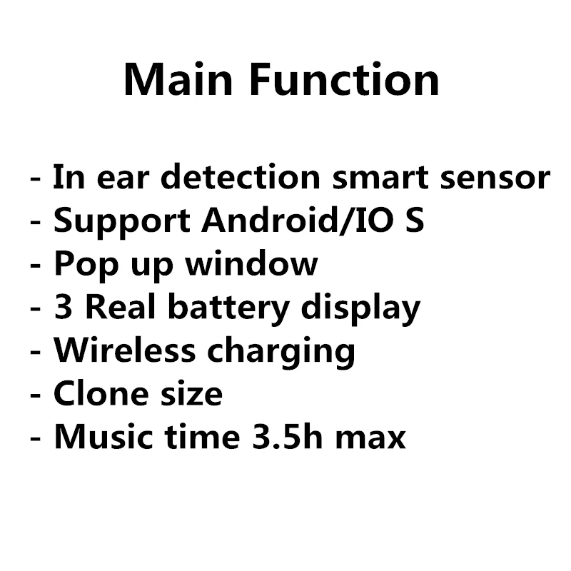 I200 tws, черные наушники с bluetooth, наушники для iphone, беспроводные наушники с микрофоном, спортивные наушники, наушники-вкладыши, монитор pk 9000 tws