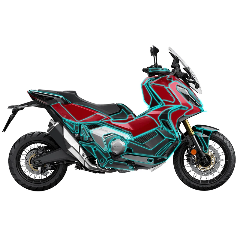 Для Honda XADV 750 X ADV 2021 мотоцикла 2D Из углеродного сплава обтекатель эмблема наклейка