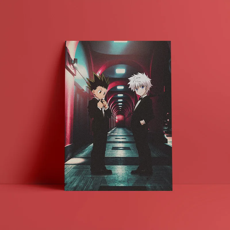 Настенное искусство домашнее украшение живопись Гон и иллюя HXH HD печать