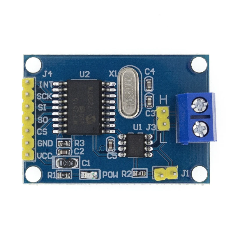 Details about   Arduino MCP2515 CAN Bus Module TJA1050 Receiver SPI Module shield 
