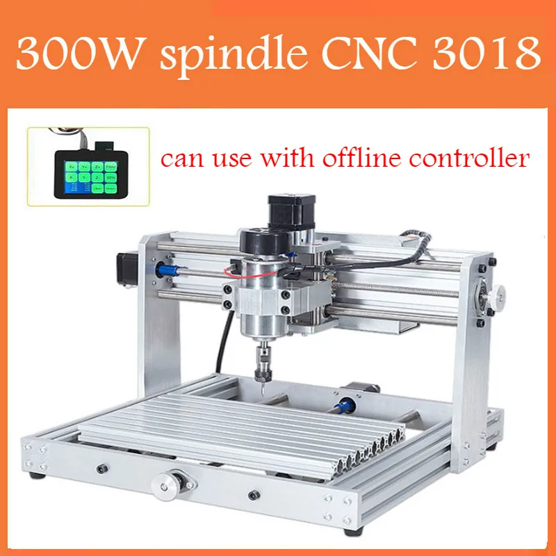 CNC 3018 Pro Макс гравер с 300 Вт шпиндель 15 лазерная гравировка 3 оси pcb фрезерный станок