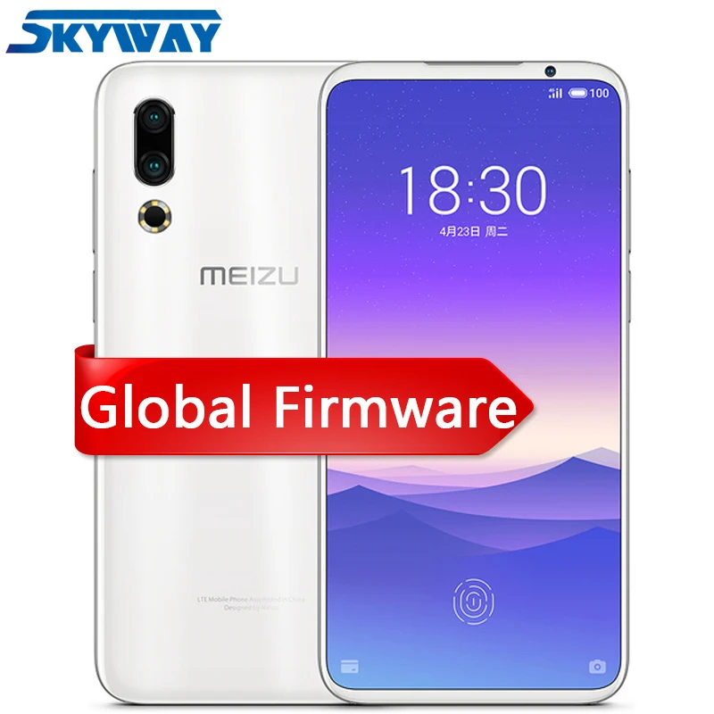 Всемирная прошивка Meizu 16s 6 ГБ 128 Восьмиядерный процессор Snapdragon 855 2 &quotFHD&quot 2232x1080p 48mp
