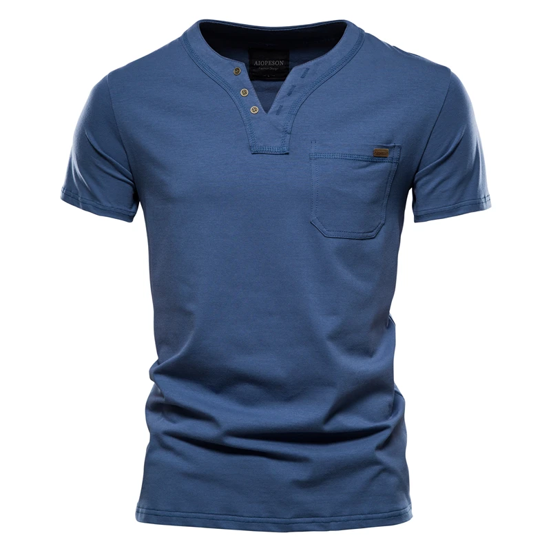 Herren T-shirt Aus Baumwolle Für Sommer Sport Und Freizeit_voghion.com