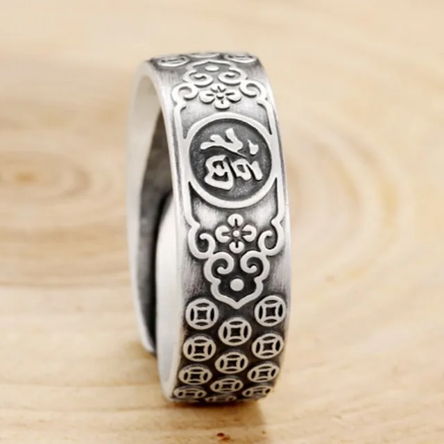 Thai silver luck ring