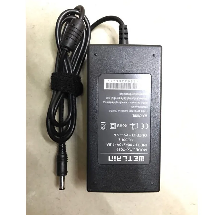 

Wetlrin Computer LCD 12V 5A Power Adapter Foot Power with Filter Liquid Crystal LED Charging