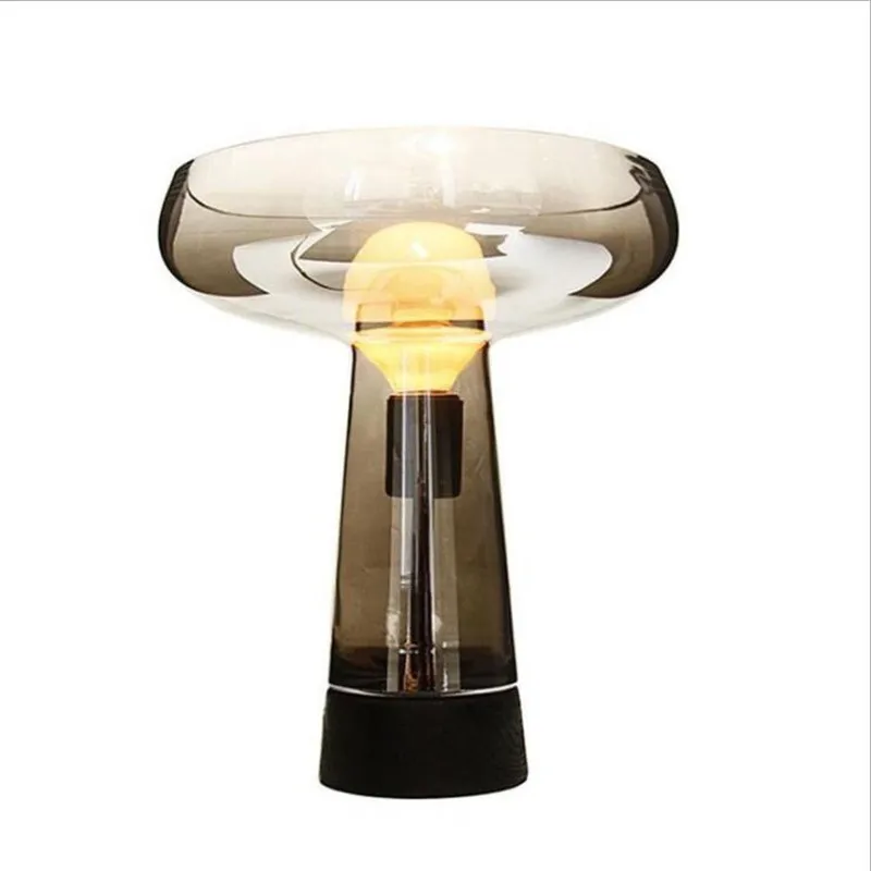 

Post-mdoern Designer Marble Glass Table Lamp for Bed Room Foyer Study Decor Creative Desk Reading Night Light 2572